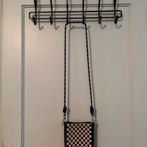 Black and White Checkered Bag